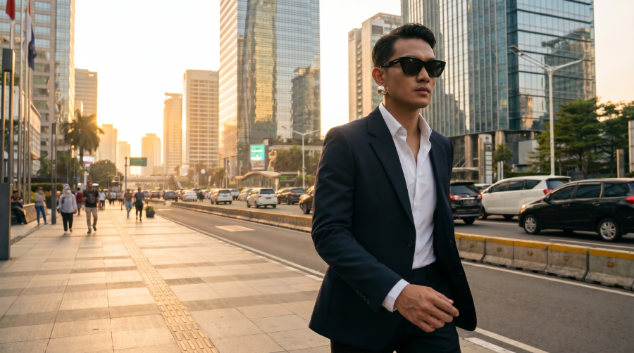 Editorial — gaya hidup premium dengan polarized sunglasses