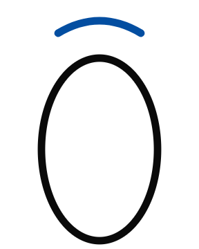 Oval face icon