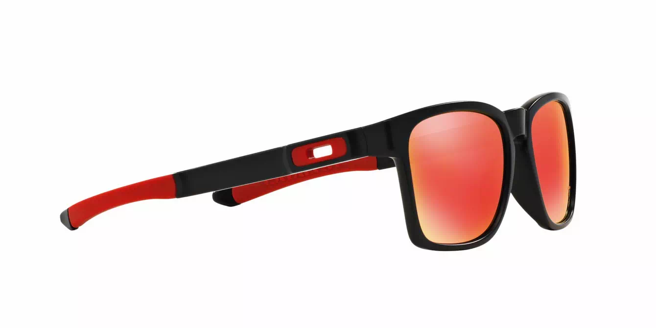 Oakley Scuderia Ferrari Catalyst Matte Blk W/ Ruby Irid (OO9272-07) s55
