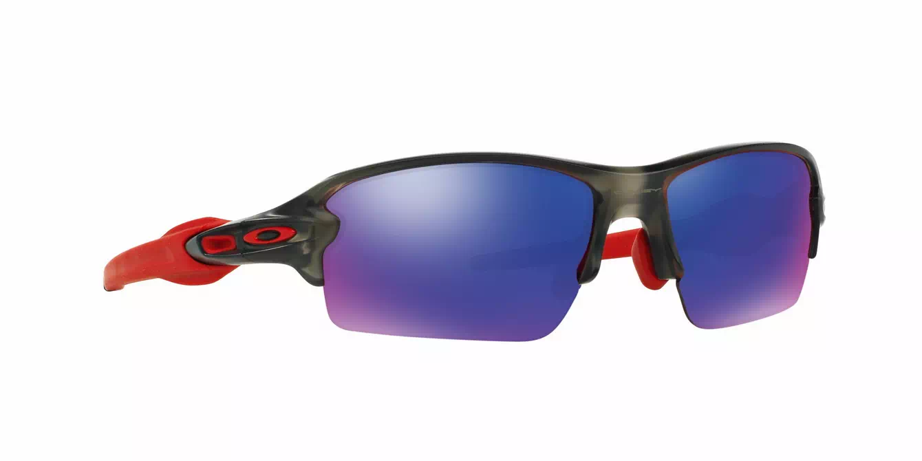Oakley (A) Flak 2.0 Grey Smoke W/+red Irid (OO9271-03) s61