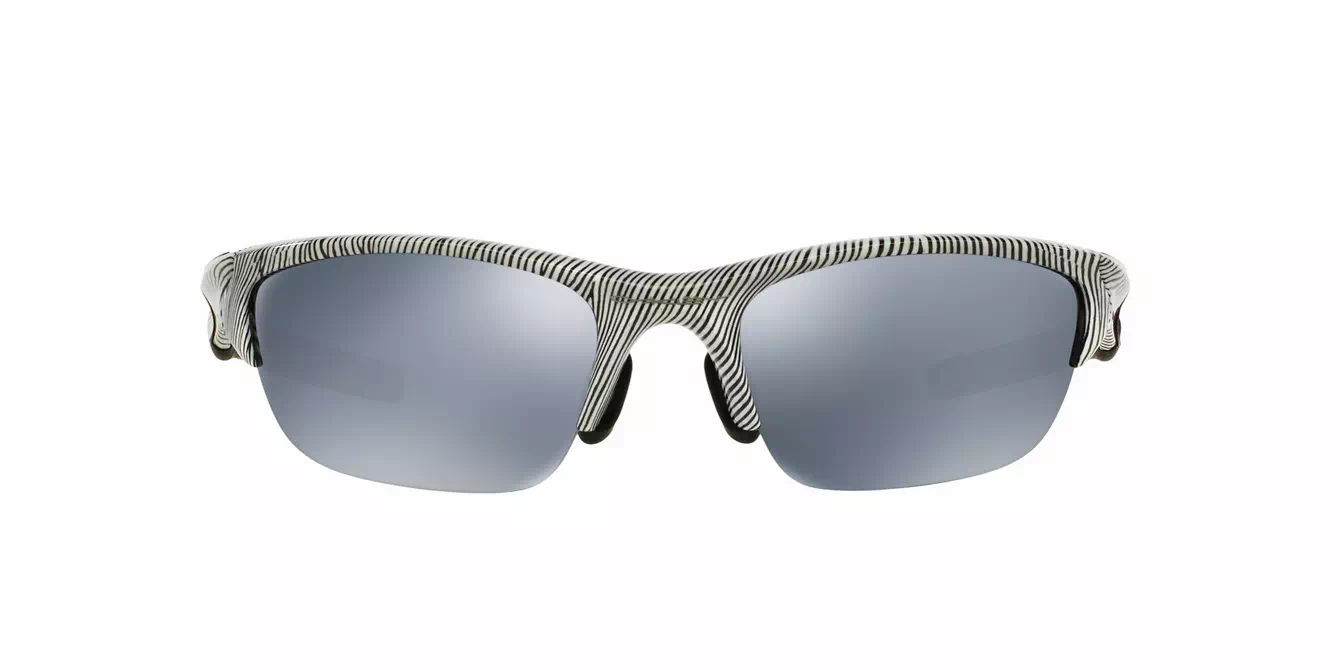 Oakley (A) Half Jacket2.0 Fingerprint White W/ Slate Irid (OO9153-22) s62