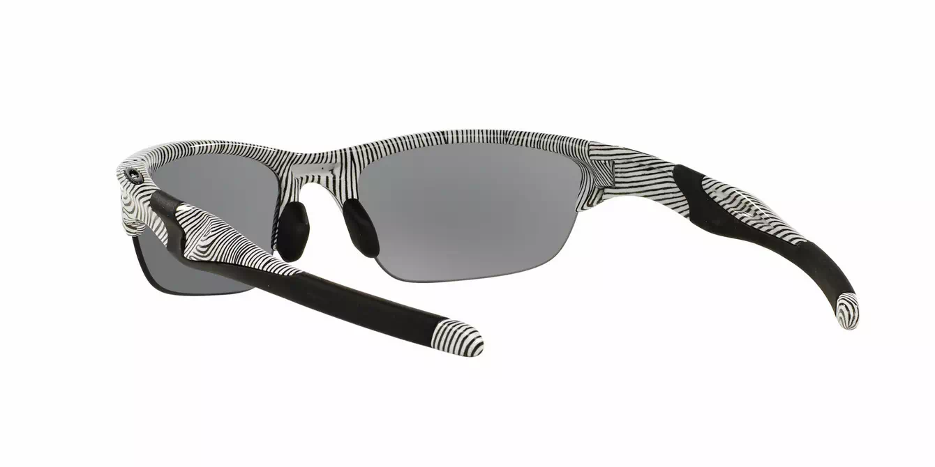 Oakley (A) Half Jacket2.0 Fingerprint White W/ Slate Irid (OO9153-22) s62