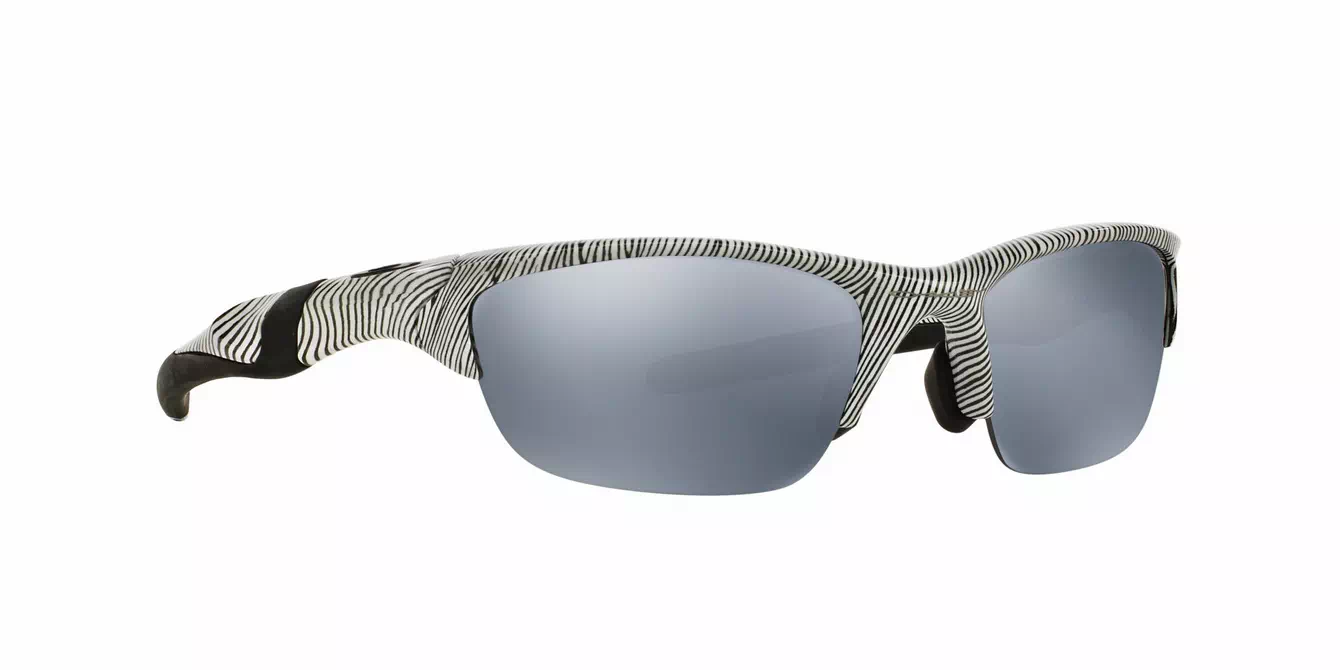 Oakley (A) Half Jacket2.0 Fingerprint White W/ Slate Irid (OO9153-22) s62