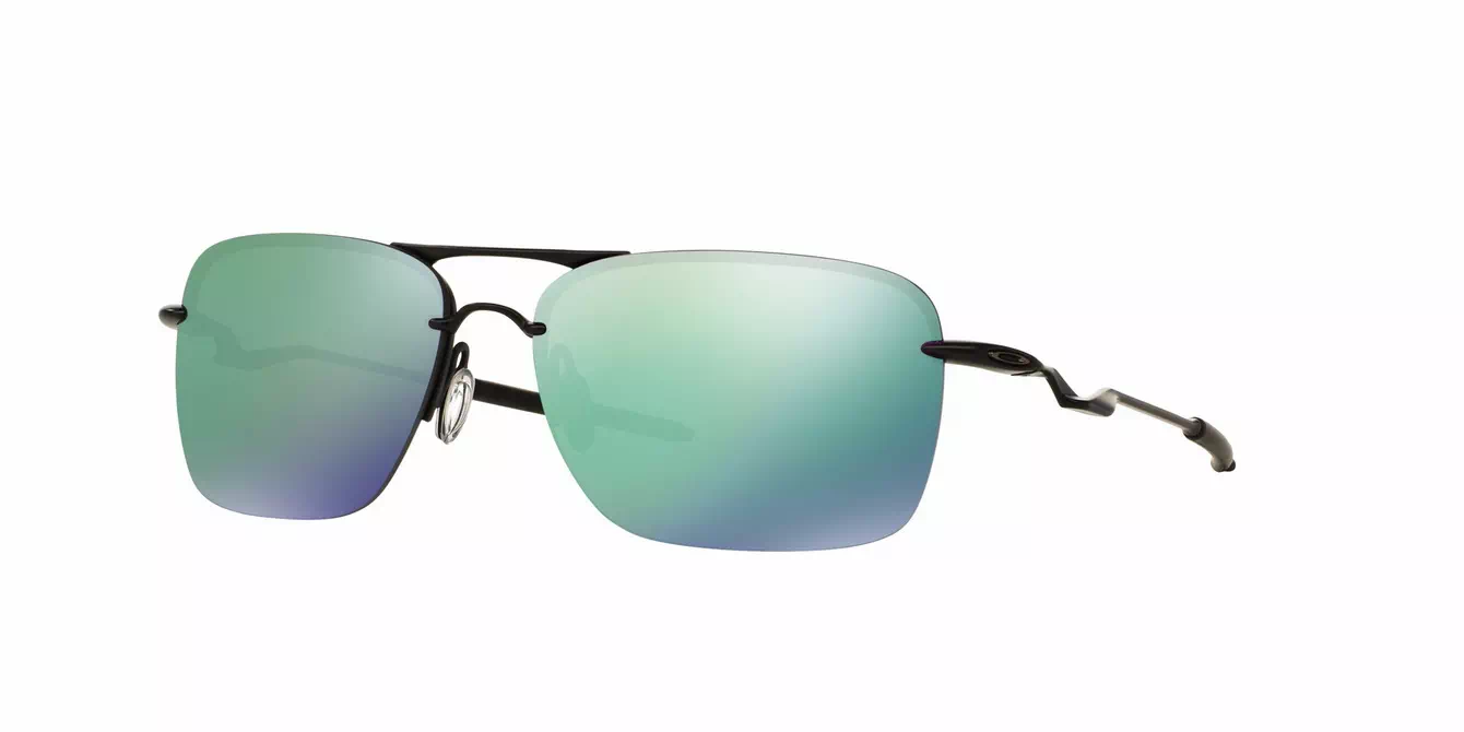 Oakley Tailback Satin Blk W/jade Irid (OO4109-05) s60