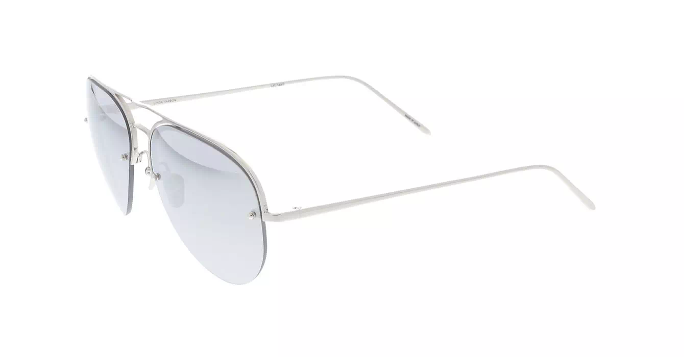Linda Farrow LFL543 col 2 WHITE GOLD/WHITE GOLD/PLATINUM