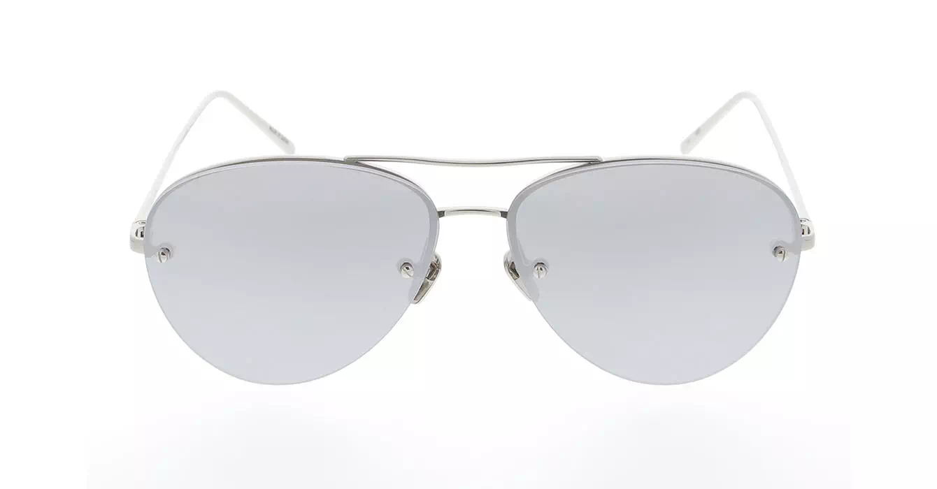Linda Farrow LFL498 col 2 WHITE GOLD/PLATINUM