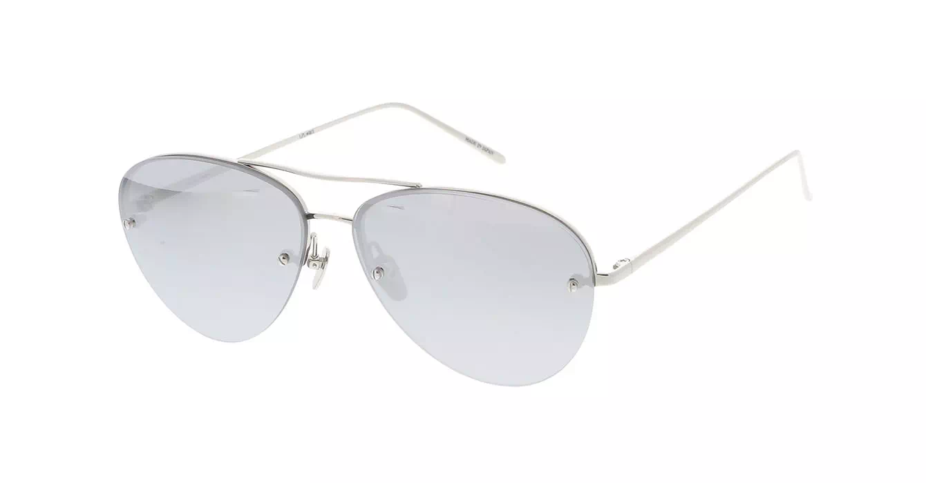 Linda Farrow LFL498 col 2 WHITE GOLD/PLATINUM