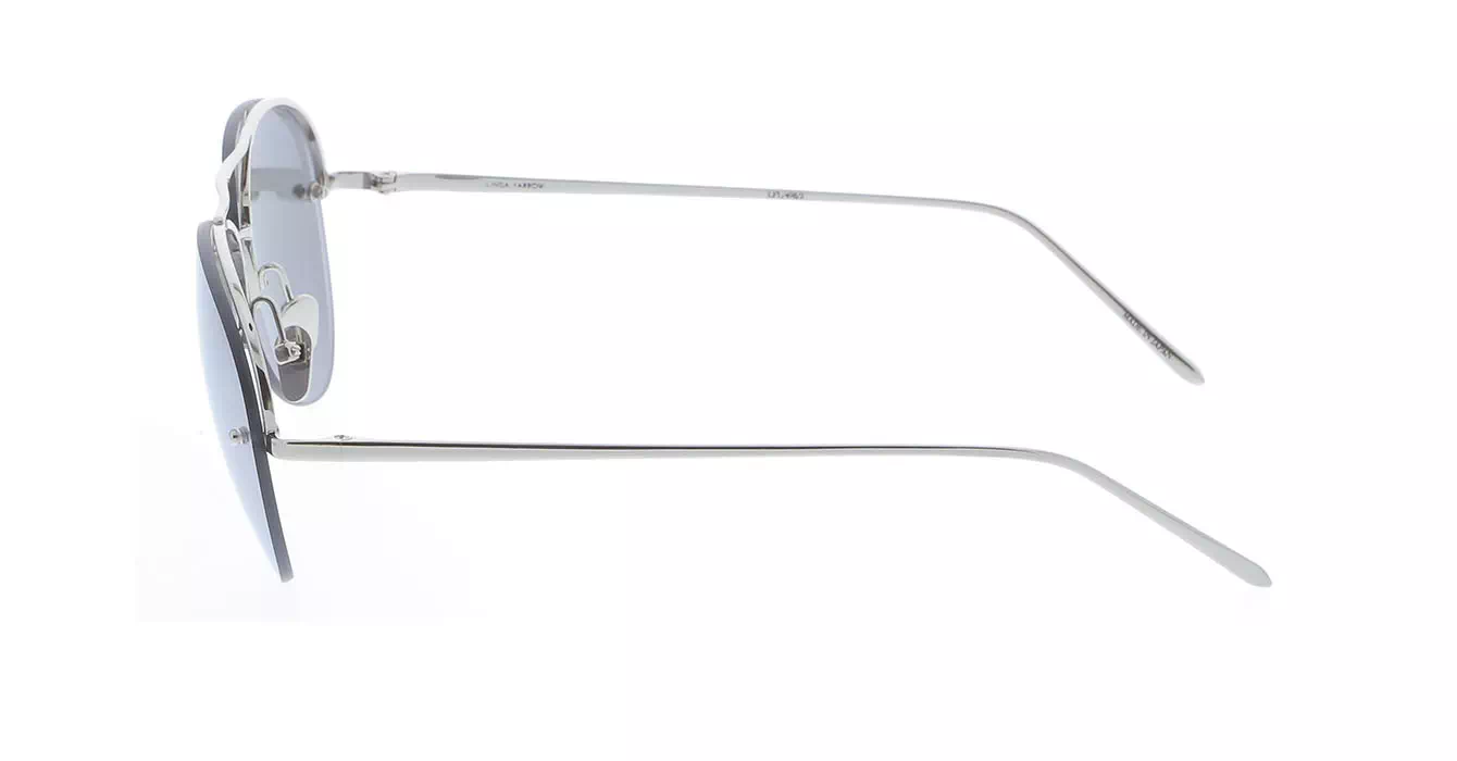 Linda Farrow LFL498 col 2 WHITE GOLD/PLATINUM