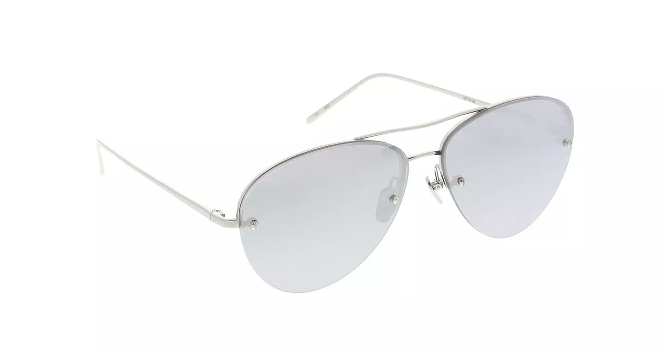 Linda Farrow LFL498 col 2 WHITE GOLD/PLATINUM