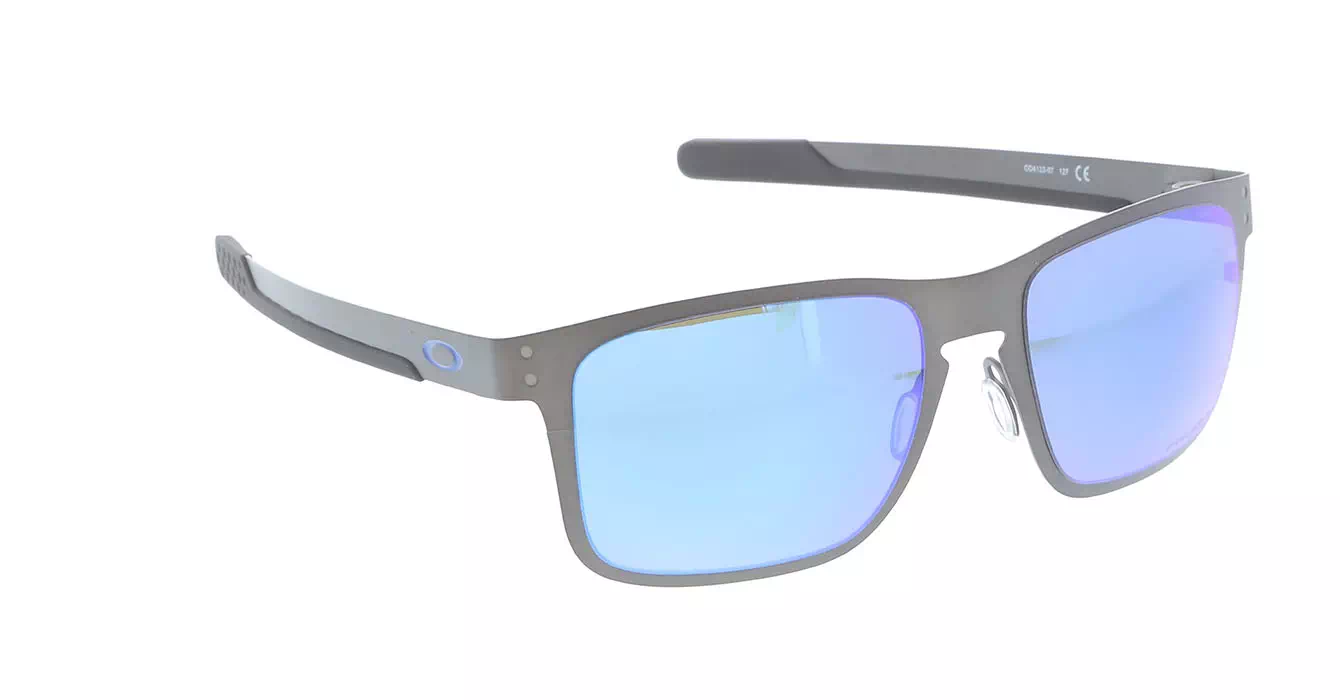 Oakley Holbrook Metal Mttgnmtl W/prizm Sapph Pol (OO4123-07) s55