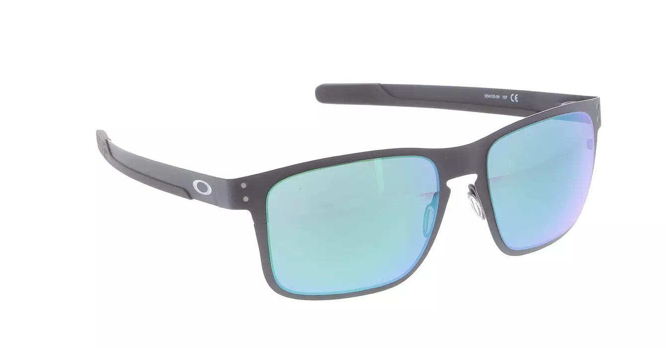Oakley Holbrook Metal Mtt Blk W/ Jade Irid (OO4123-04) s55