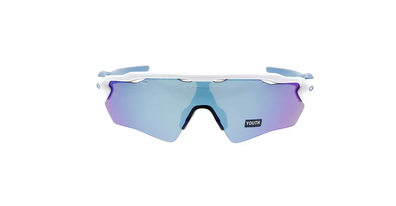 Oakley Radar EV XS Path Plshd Wht W/ Sapphire Irid (OJ9001-01) s31