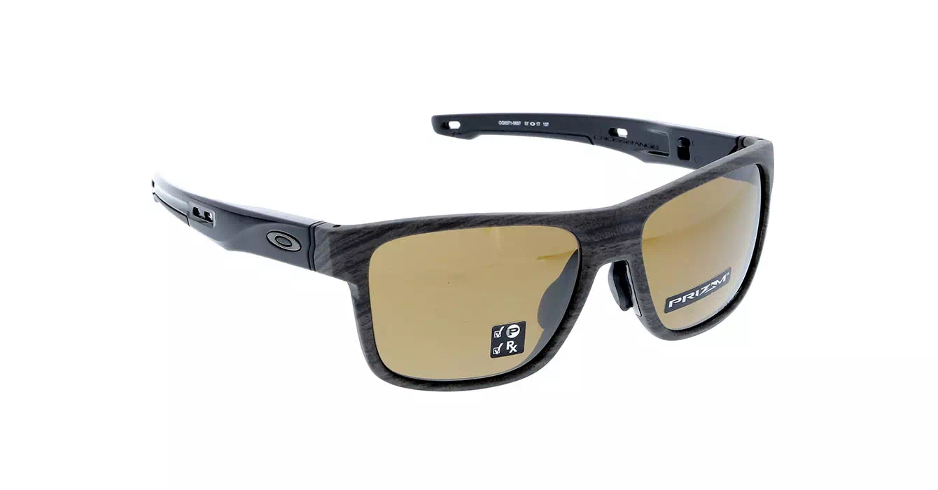 Oakley Prizm Crossrange (A) Woodgrain W/prizm Tungsten Polar (OO9371-06) s57