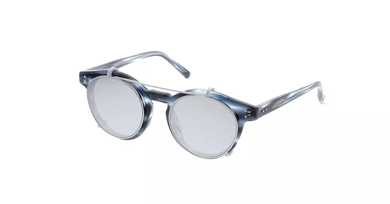 Linda Farrow LFL569 col 6 SUN COBALT/WHITE GOLD/PLATINUM