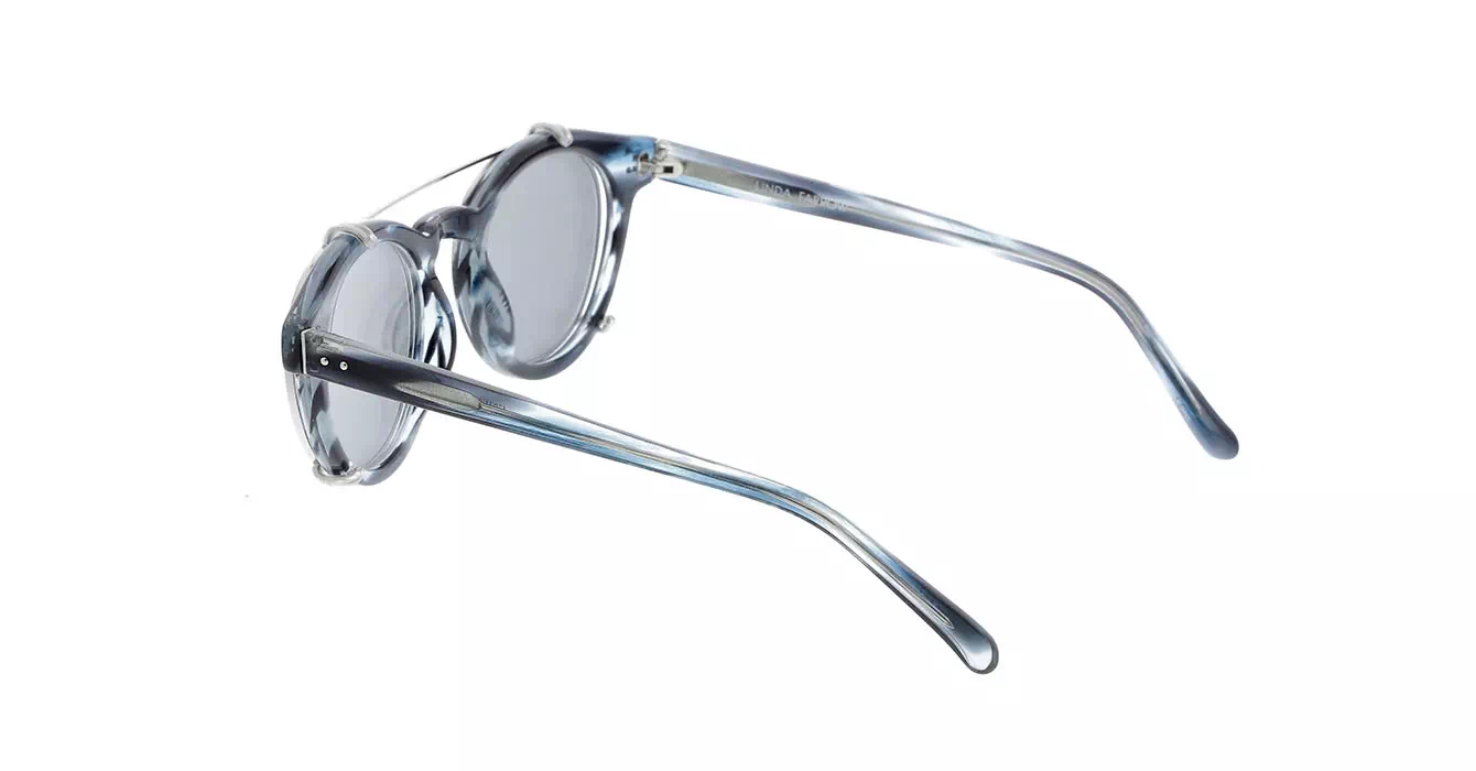 Linda Farrow LFL569 col 6 SUN COBALT/WHITE GOLD/PLATINUM