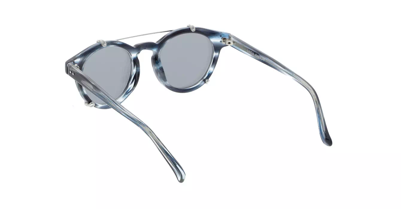 Linda Farrow LFL569 col 6 SUN COBALT/WHITE GOLD/PLATINUM