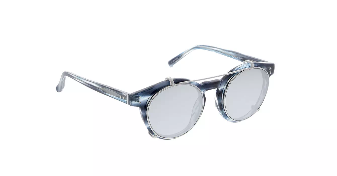 Linda Farrow LFL569 col 6 SUN COBALT/WHITE GOLD/PLATINUM