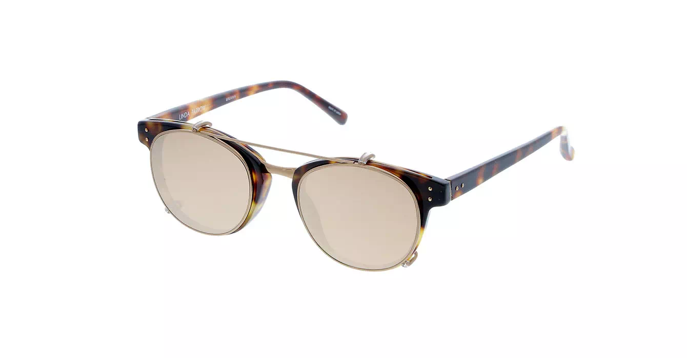 Linda Farrow LFL581 col 3 T-SHELL/ROSE GOLD/ROSE GOLD