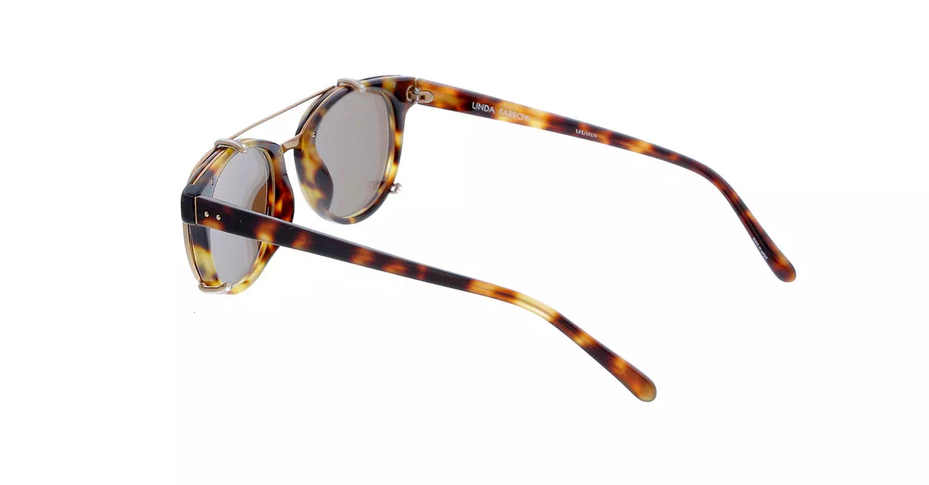 Linda Farrow LFL581 col 3 T-SHELL/ROSE GOLD/ROSE GOLD