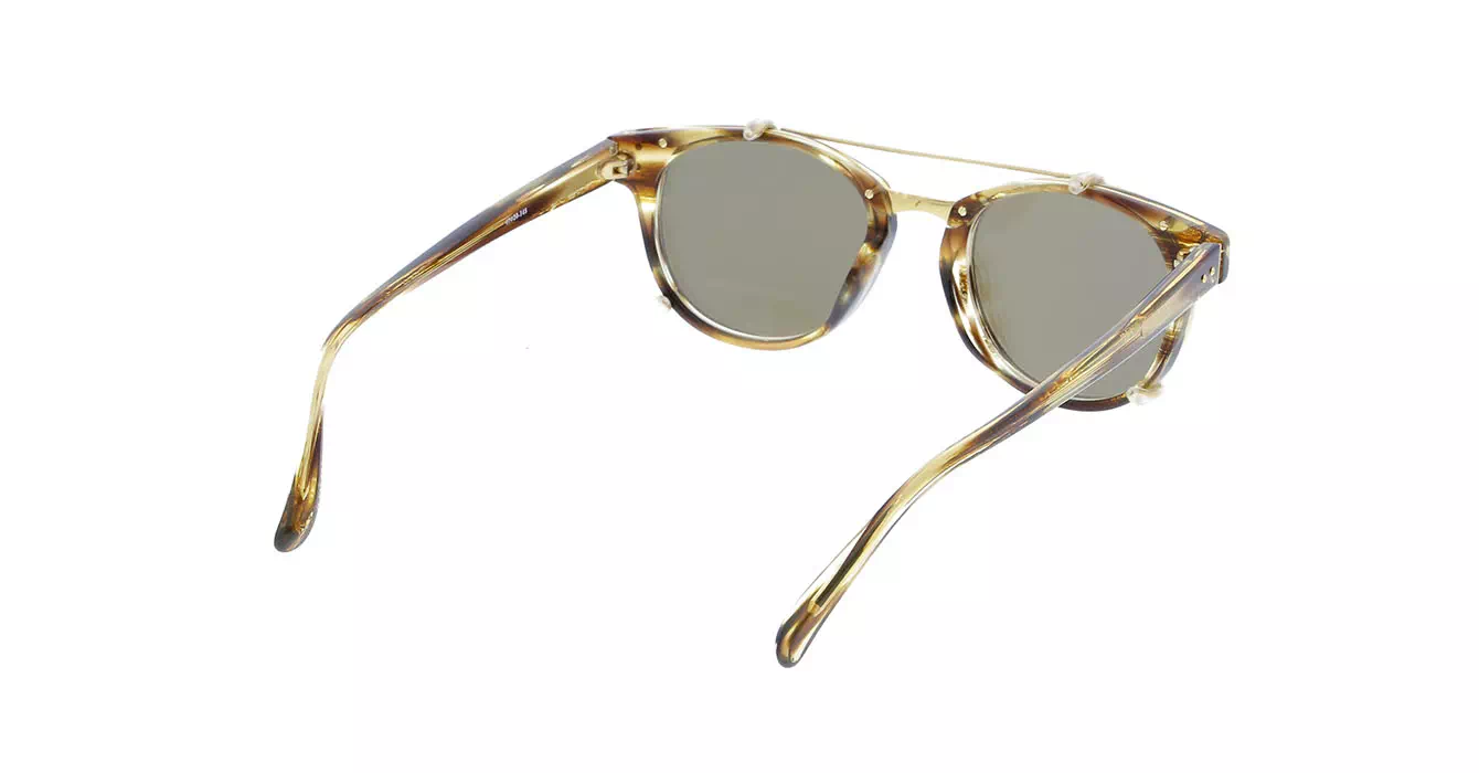 Linda Farrow LFL581 col 5 TIGER EYE/YELLOW GOLD/GOLD
