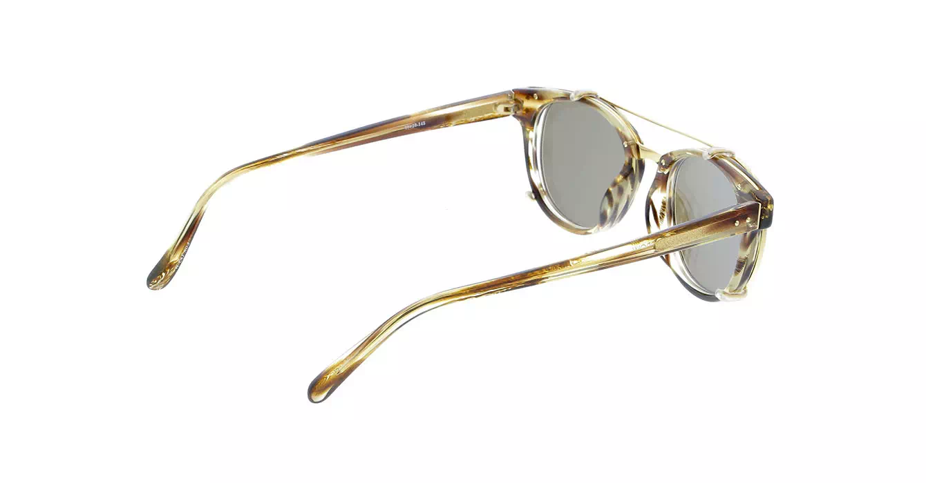 Linda Farrow LFL581 col 5 TIGER EYE/YELLOW GOLD/GOLD
