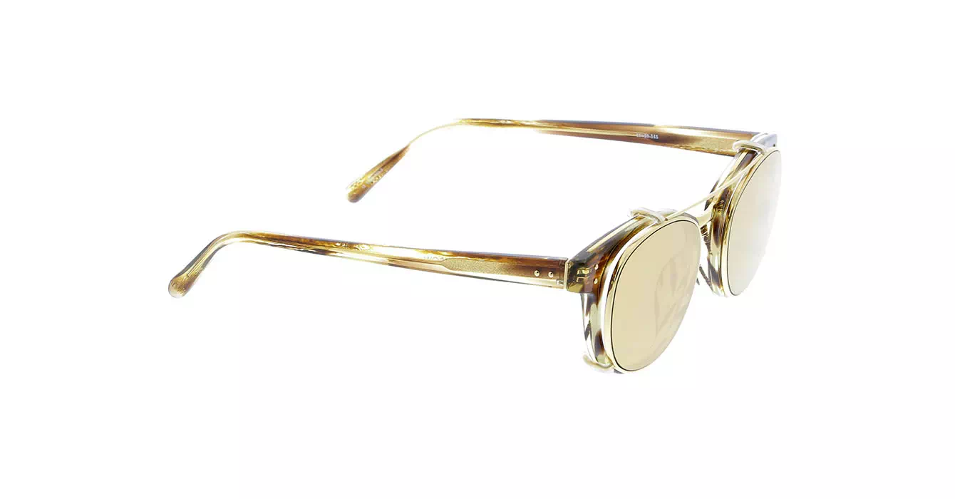 Linda Farrow LFL581 col 5 TIGER EYE/YELLOW GOLD/GOLD