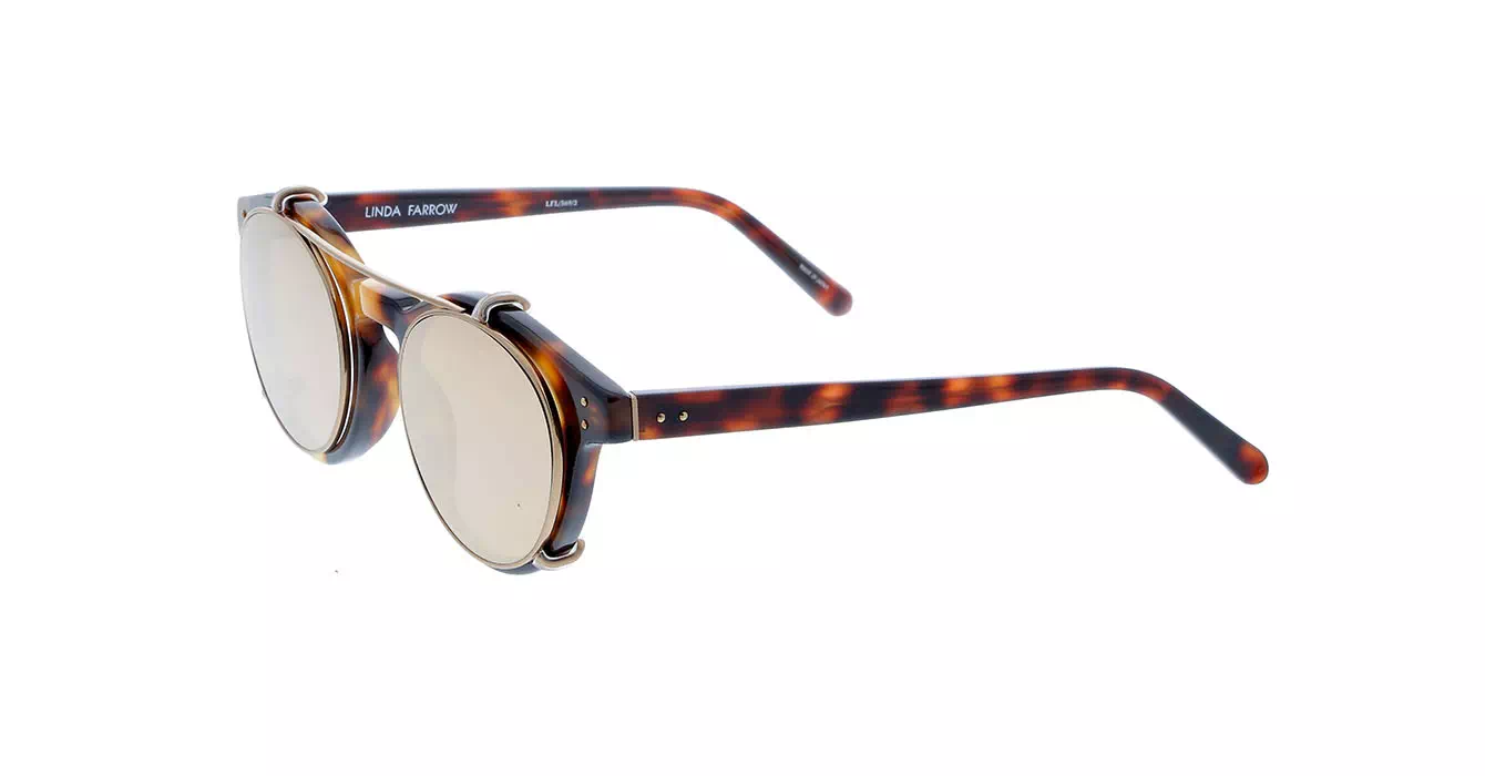 Linda Farrow LFL569 col 3 T-SHELL/ROSE GOLD/ROSE GOLD