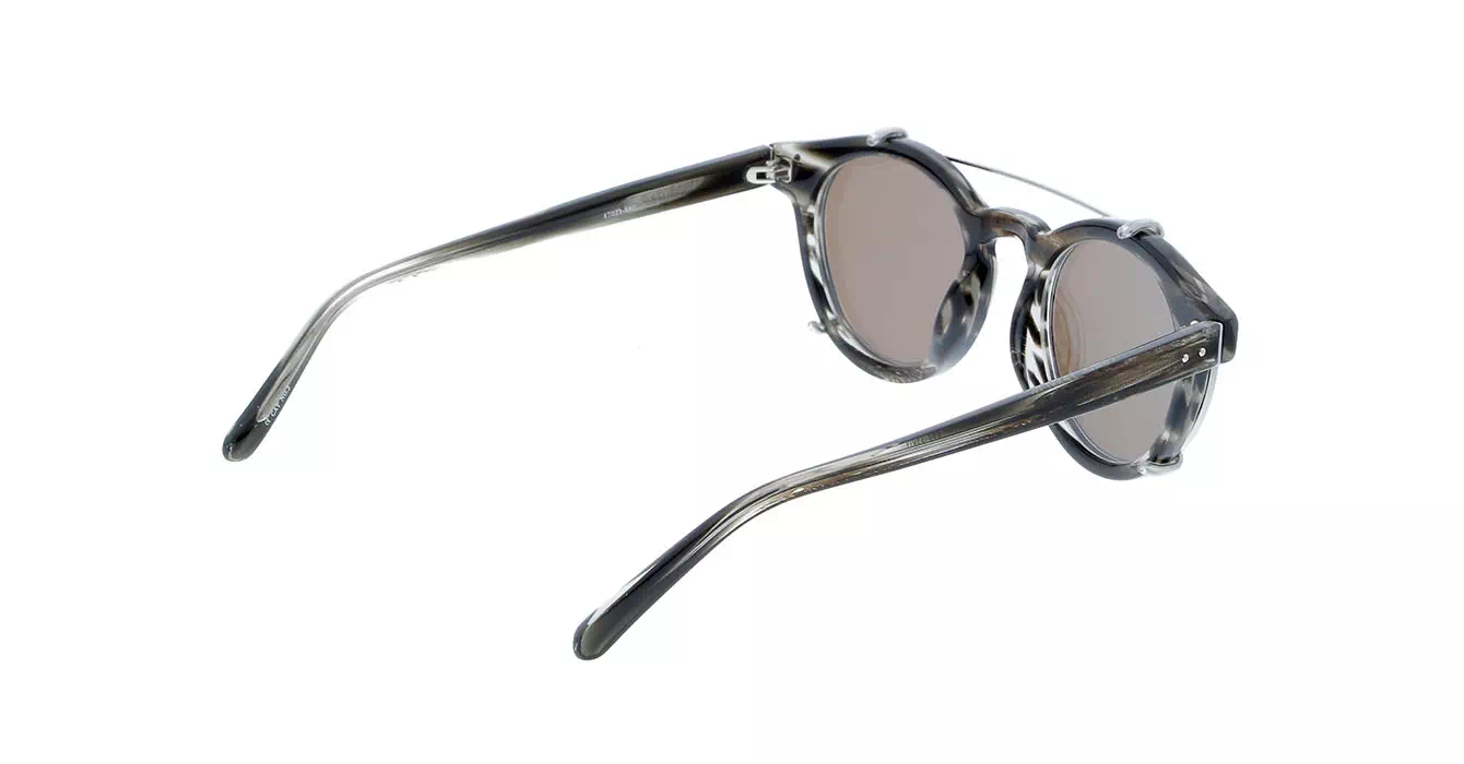 Linda Farrow LFL569 col 4 GREY HORN/WHITE GOLD/ROSE GOLD