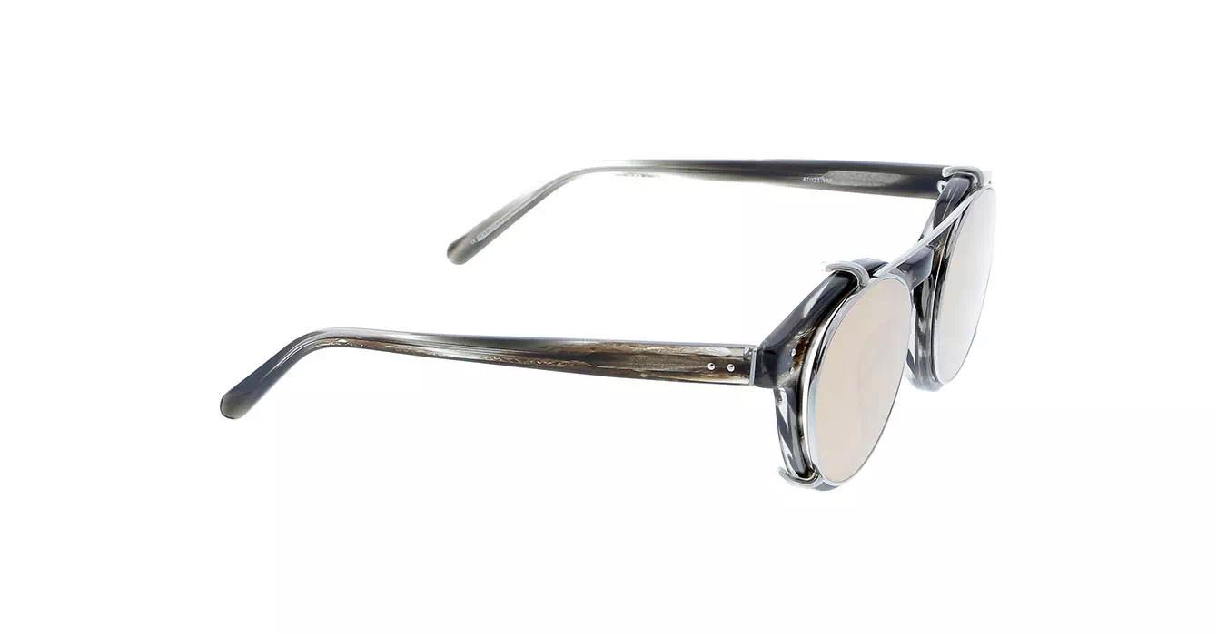 Linda Farrow LFL569 col 4 GREY HORN/WHITE GOLD/ROSE GOLD