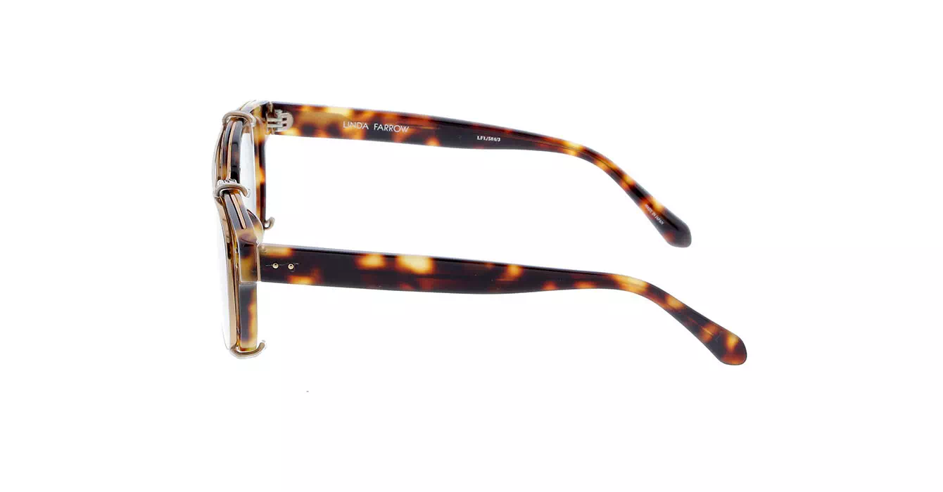 Linda Farrow LFL584 col 3 T-SHELL/ROSE GOLD/ROSE GOLD