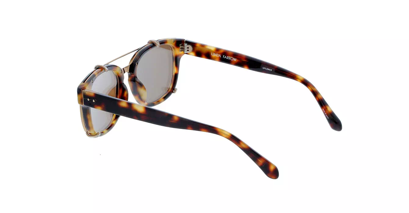Linda Farrow LFL584 col 3 T-SHELL/ROSE GOLD/ROSE GOLD