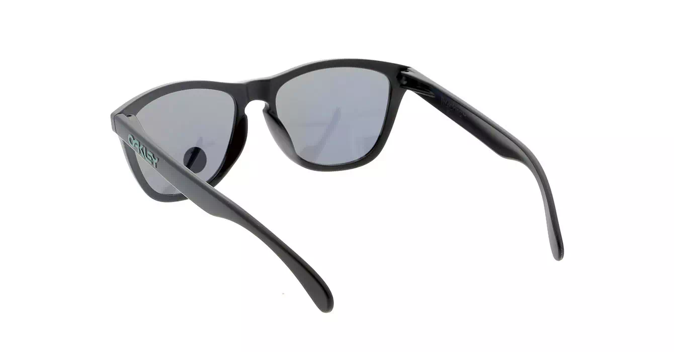 Oakley (A) Frogskins Matte Blk W/ Emerald Irid Polar (OO9245-43) s54