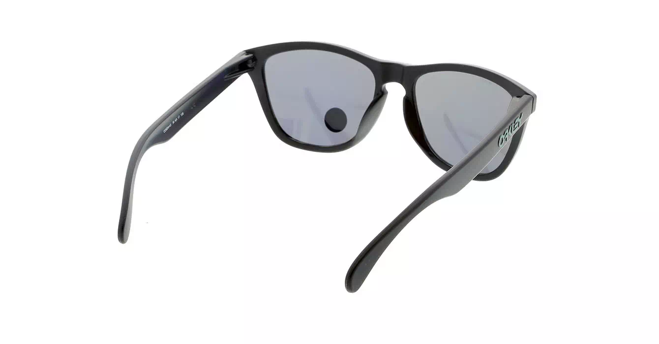 Oakley (A) Frogskins Matte Blk W/ Emerald Irid Polar (OO9245-43) s54