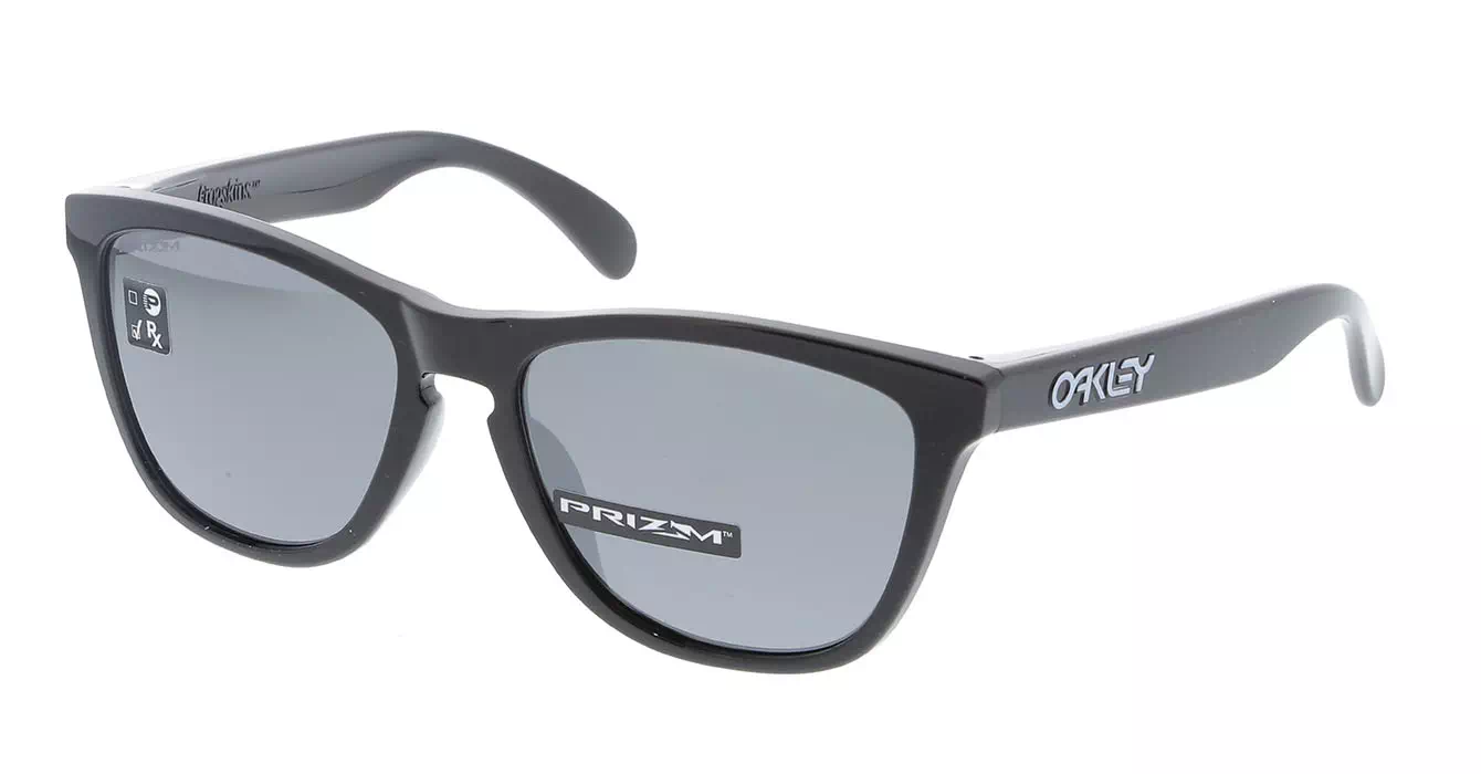 Oakley (A) Frogskins Plshd Blk W/ Prizm Black Irid (OO9245-62) s54