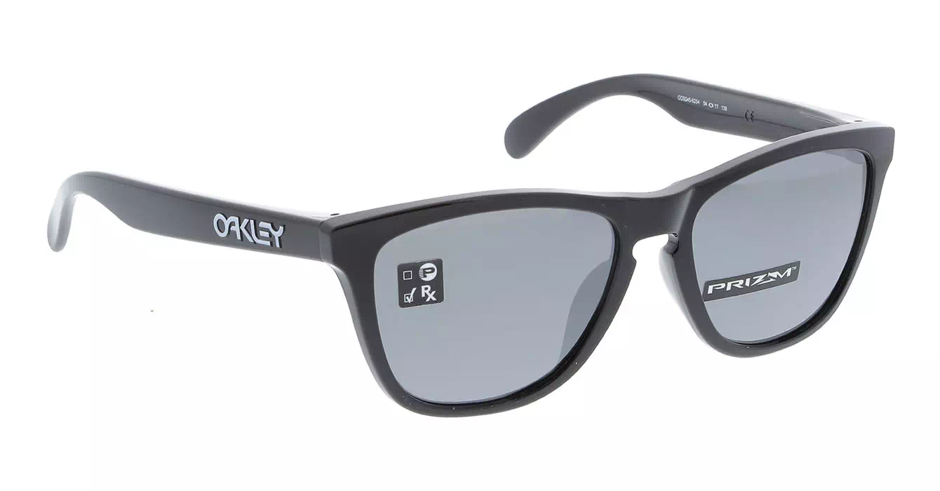 Oakley (A) Frogskins Plshd Blk W/ Prizm Black Irid (OO9245-62) s54