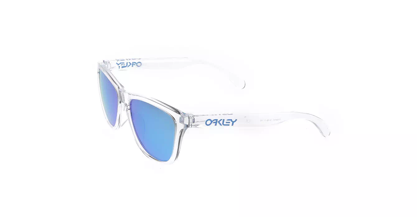 Oakley (A) Frogskins Crystal Clear W/sapphire Irid (OO9245-41) s54