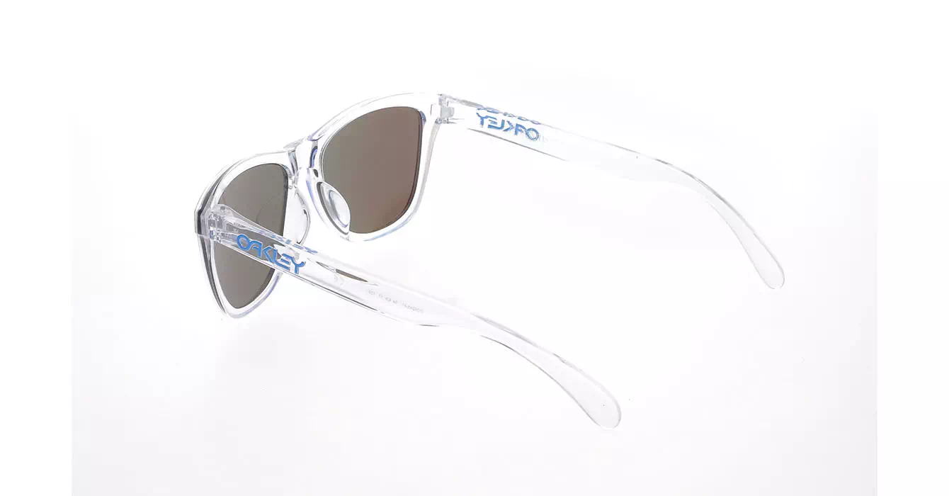 Oakley (A) Frogskins Crystal Clear W/sapphire Irid (OO9245-41) s54