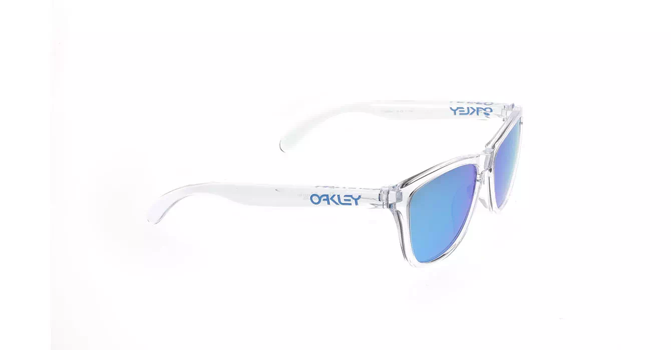 Oakley (A) Frogskins Crystal Clear W/sapphire Irid (OO9245-41) s54