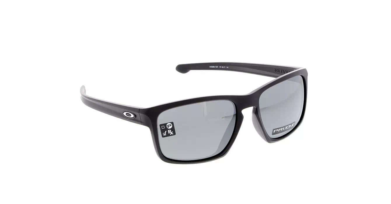 Oakley (A) Sliver Matte Blk W/prizm Blk Irid (OO9269-15) s57