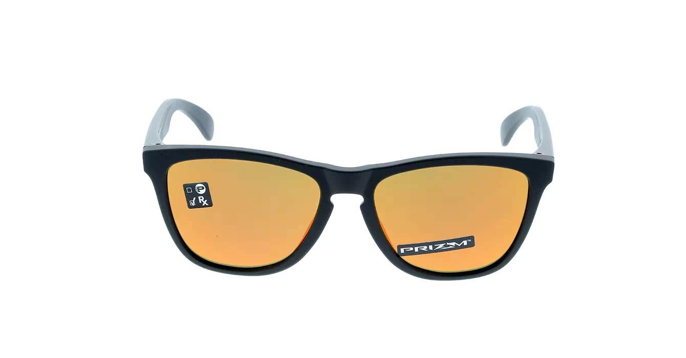Oakley (A) Frogskins Matte Blk W/ Prizm Ruby (OO9245-63) s54