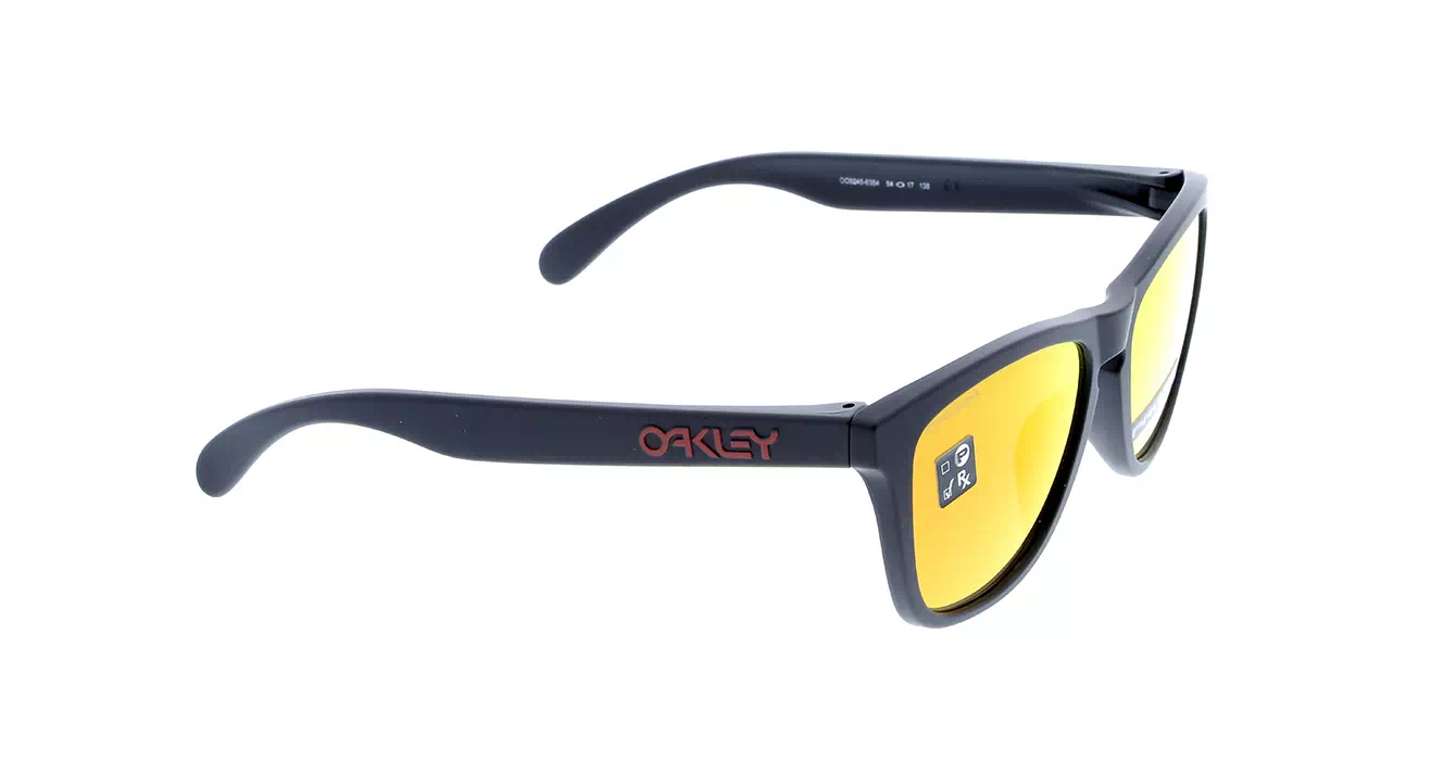 Oakley (A) Frogskins Matte Blk W/ Prizm Ruby (OO9245-63) s54