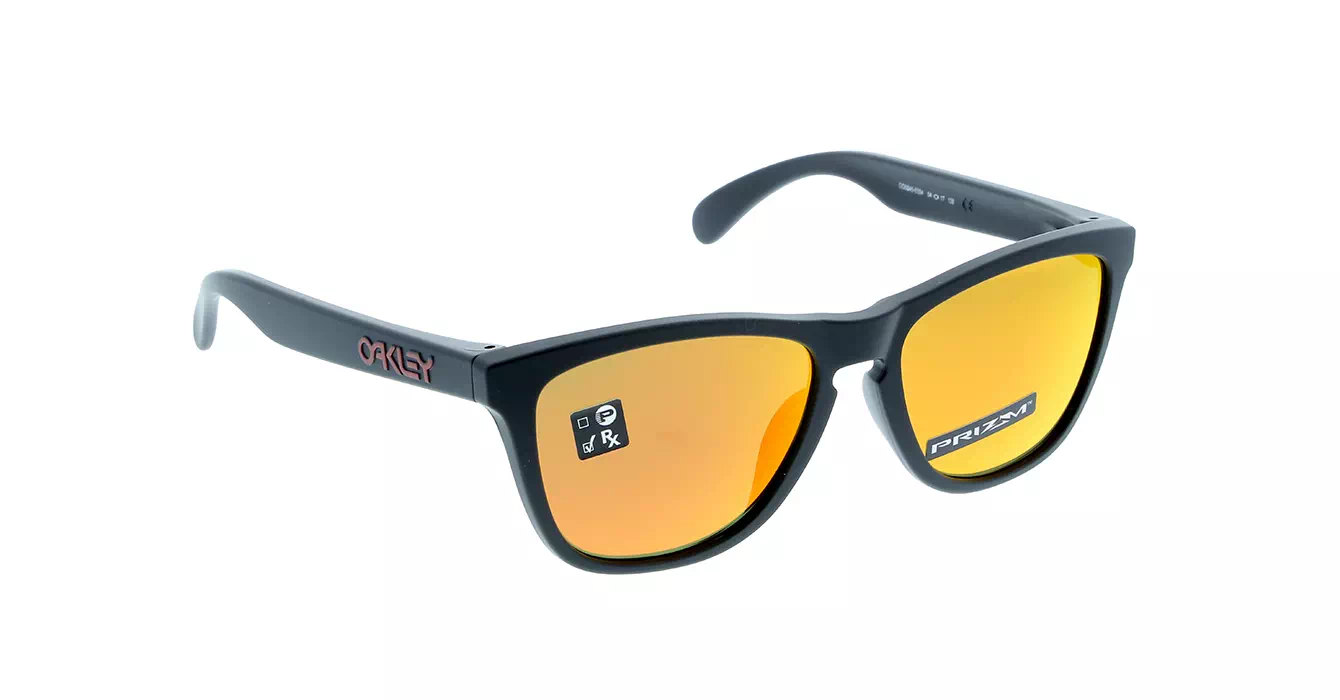 Oakley (A) Frogskins Matte Blk W/ Prizm Ruby (OO9245-63) s54