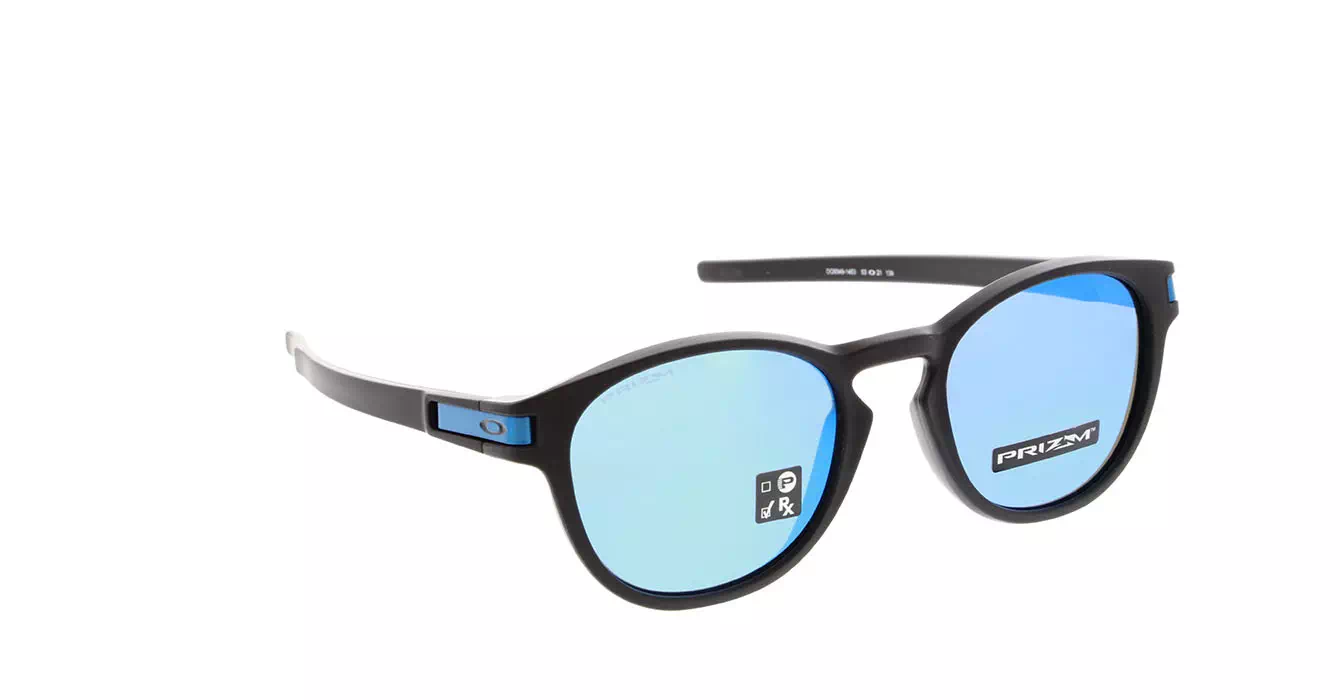 Oakley Prizm (A) Latch Matte Black W/ Prizm Sapphire Irid (OO9349-14) s53