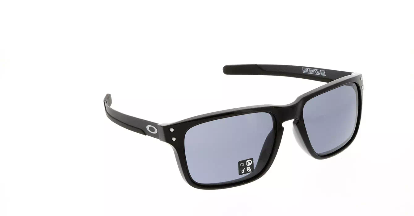 Oakley (A) Holbrook Mix Plshd Black W/ Grey (OO9385-01) s57