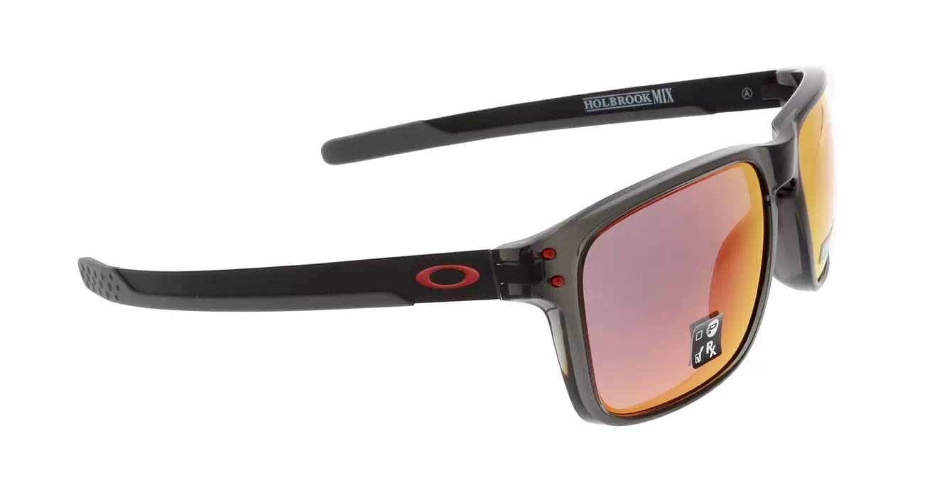 Oakley Prizm (A) Holbrook Mix Grey Smoke W/prizm Ruby (OO9385-04) s57