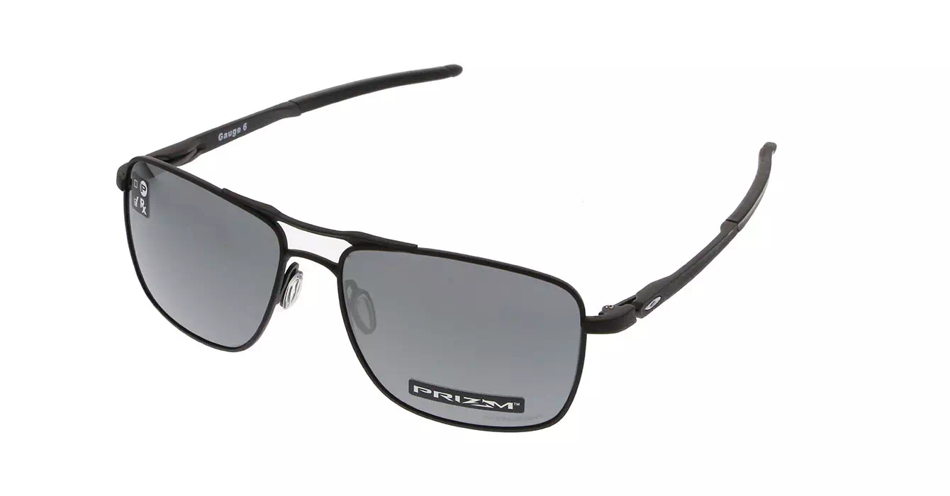 Oakley Gauge 6 Powder Coal W/ Prizm Black (OO6038-01) s57
