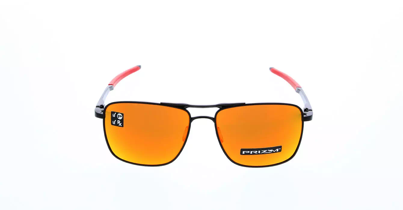 Oakley Gauge 6 Pol Blk W/ Prizm Ruby Pol (OO6038-04) s57