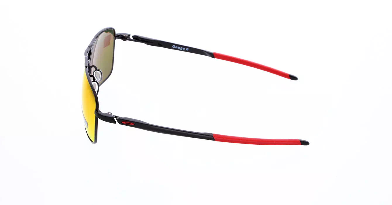 Oakley Gauge 6 Pol Blk W/ Prizm Ruby Pol (OO6038-04) s57