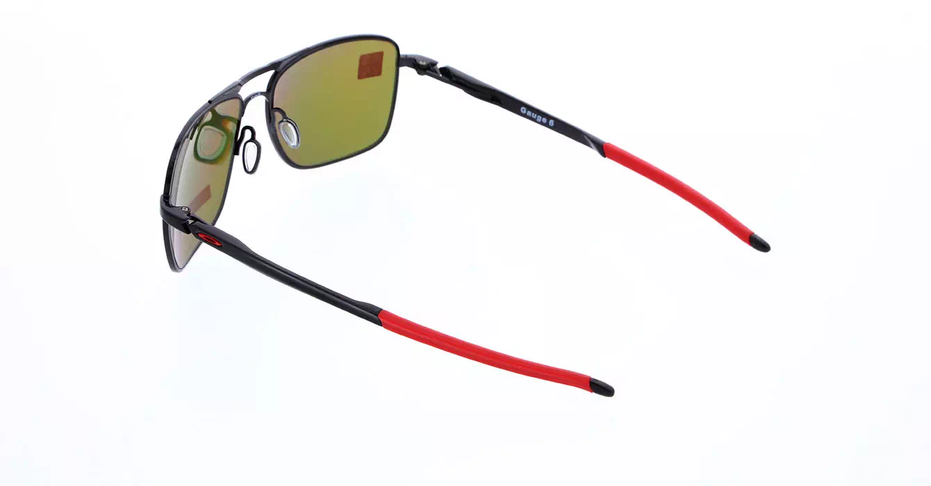 Oakley Gauge 6 Pol Blk W/ Prizm Ruby Pol (OO6038-04) s57