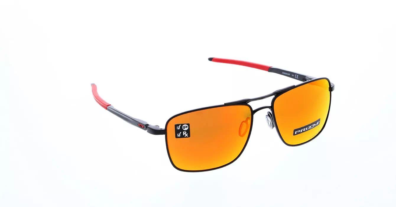 Oakley Gauge 6 Pol Blk W/ Prizm Ruby Pol (OO6038-04) s57